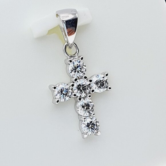 - "#925 Sterling Silver Cubic Zircon Pendant for Women/Girls, US925P1055 - Picture 1 of 9